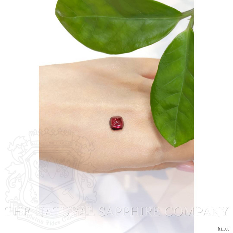 2.90 Ct. Reddish Purple Cabochon Tourmaline from Mozambique