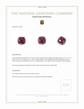 3.37 Ct. Cabochon Tourmaline from Mozambique Appraisal