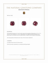 3.37 Ct. Cabochon Tourmaline from Mozambique Appraisal