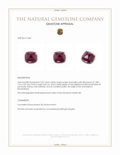 3.35 Ct. Cabochon Tourmaline from Mozambique Appraisal