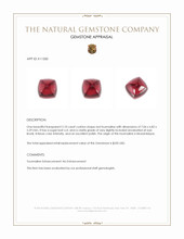 2.10 Ct. Cabochon Tourmaline from Mozambique Appraisal