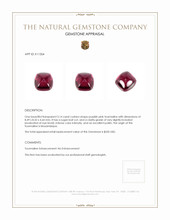 3.14 Ct. Cabochon Tourmaline from Mozambique Appraisal