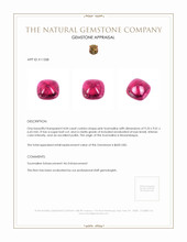 4.04 Ct. Cabochon Tourmaline from Mozambique Appraisal