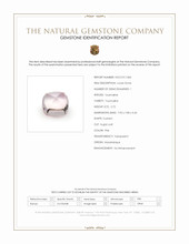 2.72 Ct. Pink Cabochon Tourmaline from Mozambique Scan Report