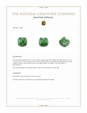 2.31 Ct. Cabochon Tourmaline from Mozambique Appraisal