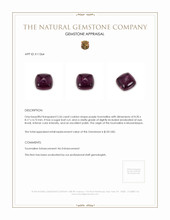 2.56 Ct. Cabochon Tourmaline from Mozambique Appraisal