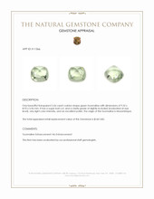 3.56 Ct. Cabochon Tourmaline from Mozambique Appraisal