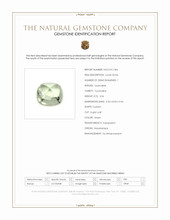 3.56 Ct. Green Cabochon Tourmaline from Mozambique Scan Report