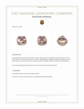 3.84 Ct. Cabochon Tourmaline from Mozambique Appraisal