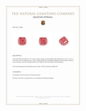 1.81 Ct. Cabochon Tourmaline from Mozambique Appraisal