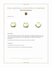 2.00 Ct. Cabochon Tourmaline from Mozambique Appraisal