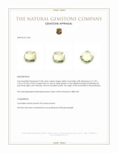 2.00 Ct. Cabochon Tourmaline from Mozambique Appraisal