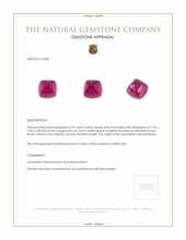 2.99 Ct. Cabochon Tourmaline from Mozambique Appraisal
