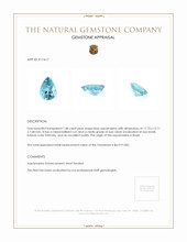 7.48 Ct. Aquamarine from Brazil Appraisal