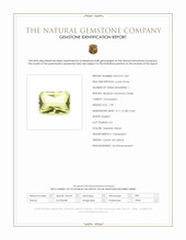 1.99 Ct. Chrysoberyl from Ceylon (Sri Lanka) Scan Report