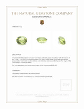 1.22 Ct. Chrysoberyl from Ceylon (Sri Lanka) Appraisal