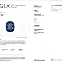 5.37 Ct. Greenish Blue Tourmaline from Ceylon (Sri Lanka) Scan Report