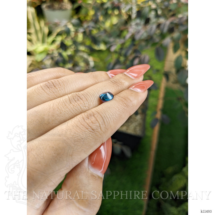 1.61 Ct. Cabochon Cobalt Spinel from Ceylon (Sri Lanka)