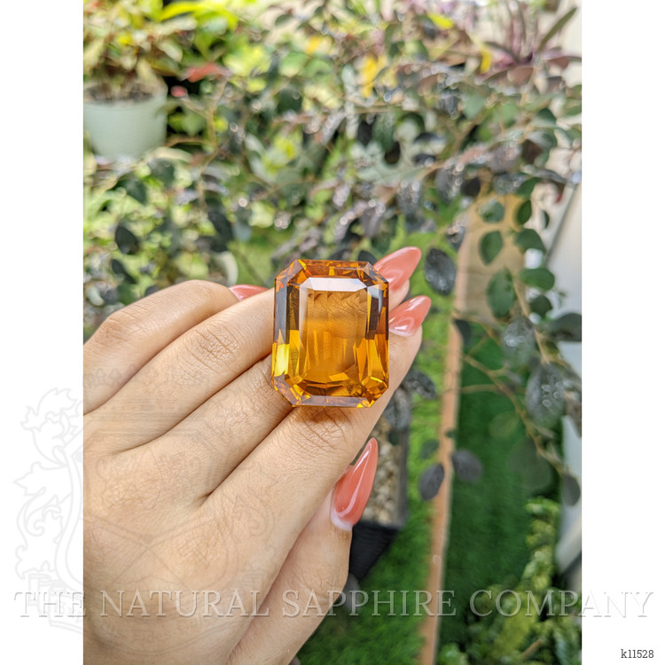 110.58 Ct. Citrine from Ceylon (Sri Lanka)