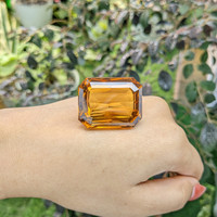 110.58 Ct. Citrine from Ceylon (Sri Lanka) Life Style