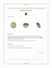 1.55 Ct. Cabochon Chrysoberyl from Ceylon (Sri Lanka) Appraisal