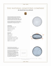 1.55 Ct. Cabochon Chrysoberyl from Ceylon (Sri Lanka) 3 D Scan Report
