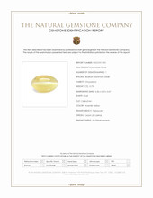 0.73 Ct. Cabochon Chrysoberyl from Ceylon (Sri Lanka) Scan Report