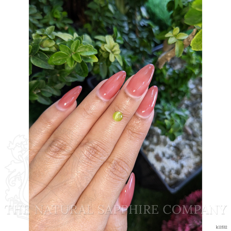 0.84 Ct. Cabochon Chrysoberyl from Ceylon (Sri Lanka)