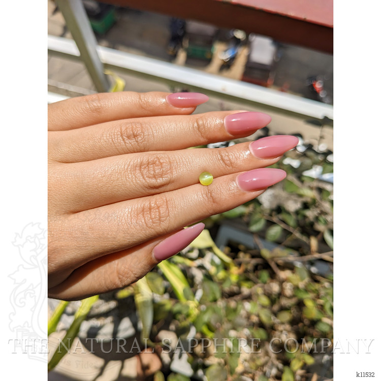 0.84 Ct. Cabochon Chrysoberyl from Ceylon (Sri Lanka)