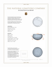0.84 Ct. Cabochon Chrysoberyl from Ceylon (Sri Lanka) 3 D Scan Report