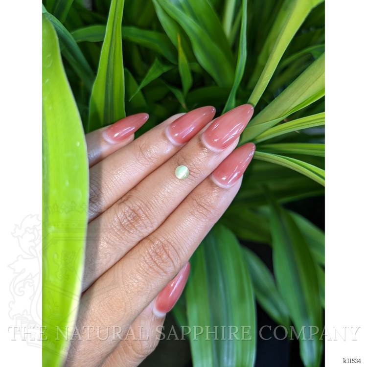 0.70 Ct. Cabochon Chrysoberyl from Ceylon (Sri Lanka)