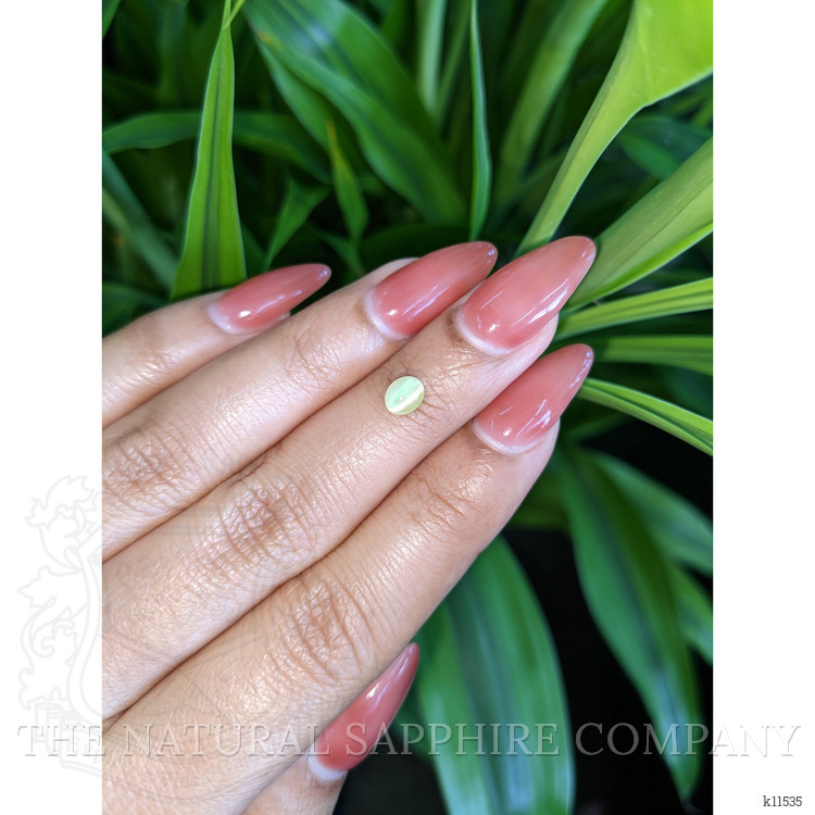 0.71 Ct. Cabochon Chrysoberyl from Ceylon (Sri Lanka)