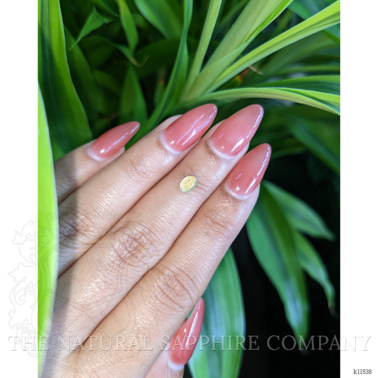 0.84 Ct. Cabochon Chrysoberyl from Ceylon (Sri Lanka)