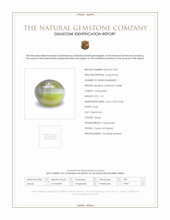 1.31 Ct. Cabochon Chrysoberyl from Ceylon (Sri Lanka) Scan Report