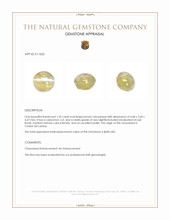 1.45 Ct. Cabochon Chrysoberyl from Ceylon (Sri Lanka) Appraisal