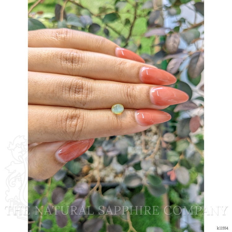 1.30 Ct. Cabochon Chrysoberyl from Ceylon (Sri Lanka)