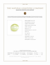 1.39 Ct. Cabochon Chrysoberyl from Ceylon (Sri Lanka) Scan Report