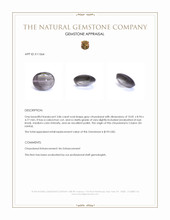 3.86 Ct. Cabochon Chrysoberyl from Ceylon (Sri Lanka) Appraisal