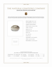 3.41 Ct. Cabochon Chrysoberyl from Ceylon (Sri Lanka) Scan Report