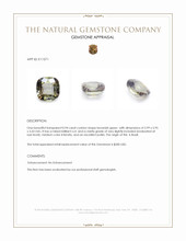 0.94 Ct. Andalusite from Brazil Appraisal
