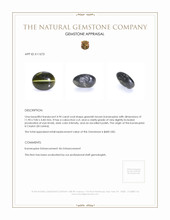 4.94 Ct. Cabochon Kornerupine from Ceylon (Sri Lanka) Appraisal