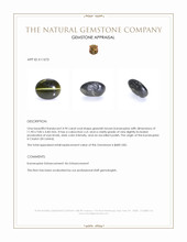 4.94 Ct. Cabochon Kornerupine from Ceylon (Sri Lanka) Appraisal