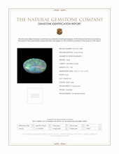 7.04 Ct. Multi Color Cabochon Crystal Opal (Jelly Opal) from Australia Scan Report
