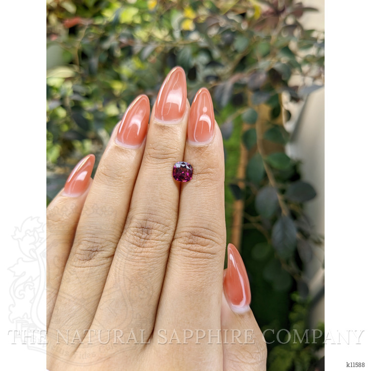 1.23 Ct. Rhodolite Garnet from Ceylon (Sri Lanka)