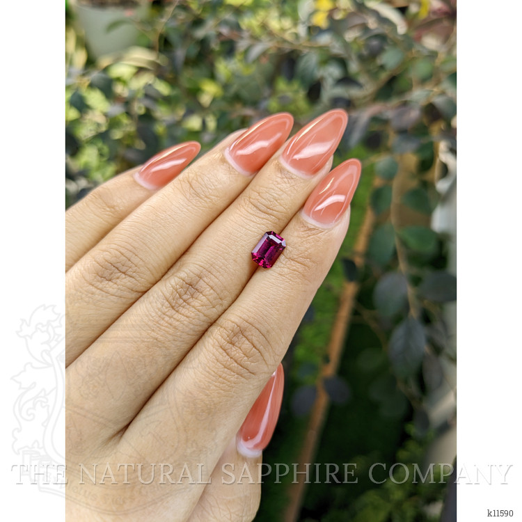 1.57 Ct. Rhodolite Garnet from Ceylon (Sri Lanka)