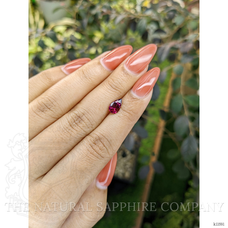 1.19 Ct. Rhodolite Garnet from Ceylon (Sri Lanka)