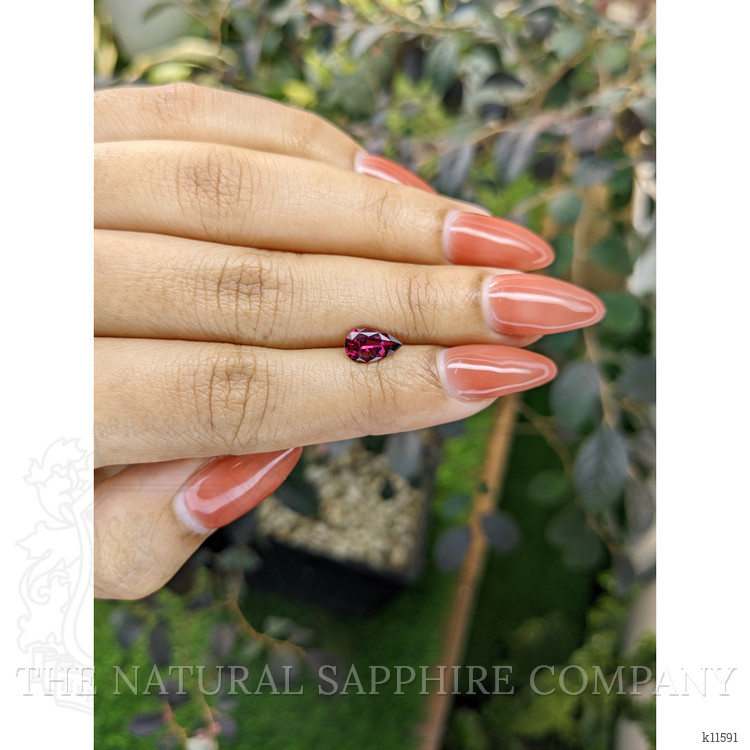 1.19 Ct. Rhodolite Garnet from Ceylon (Sri Lanka)