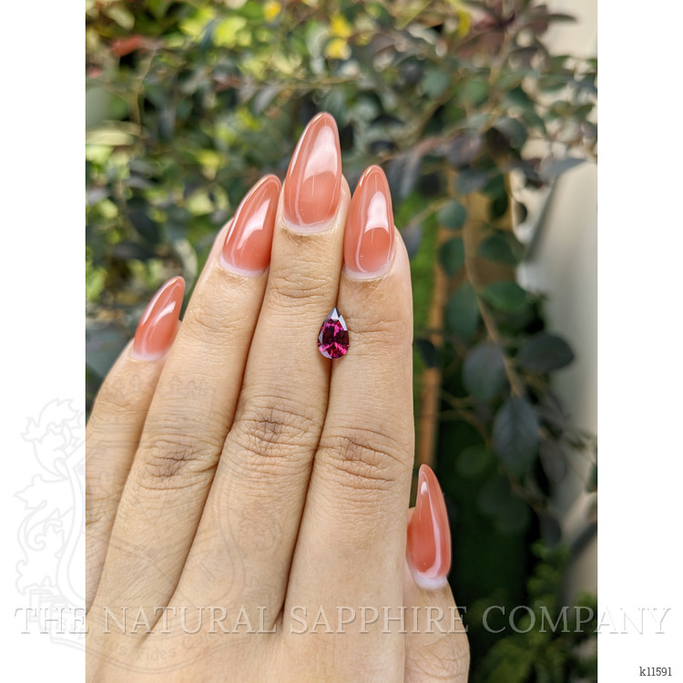 1.19 Ct. Rhodolite Garnet from Ceylon (Sri Lanka)