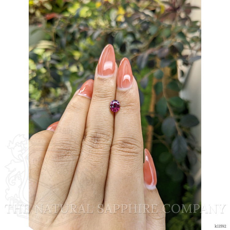 1.14 Ct. Rhodolite Garnet from Ceylon (Sri Lanka)