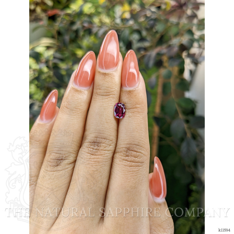 1.12 Ct. Rhodolite Garnet from Ceylon (Sri Lanka)